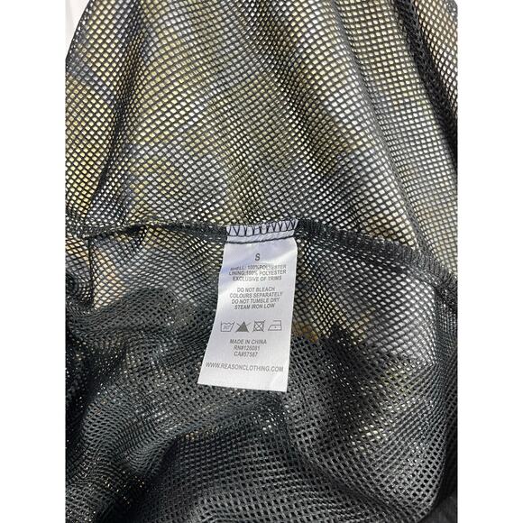 REASON Men's Medusa Gold Chain Print Jacket NWOT - Picture 4 of 4